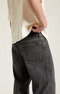 Pacsun Dylan Baggy Jeans Stripe Washed Black