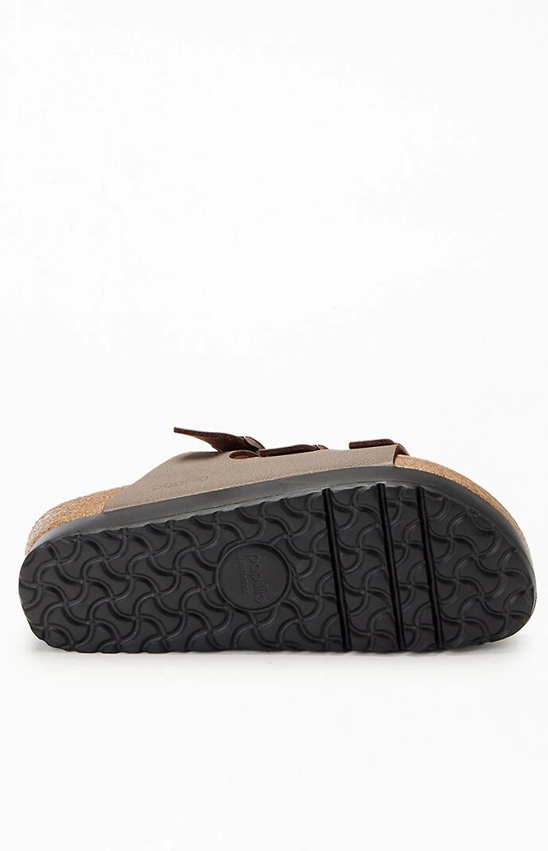 Birkenstock Women's Florida Platform Flex Vegan Leather Sandals Mocha