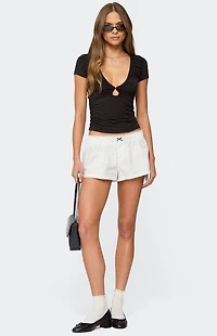 Edikted Lexa Polka Dot Boxer Shorts