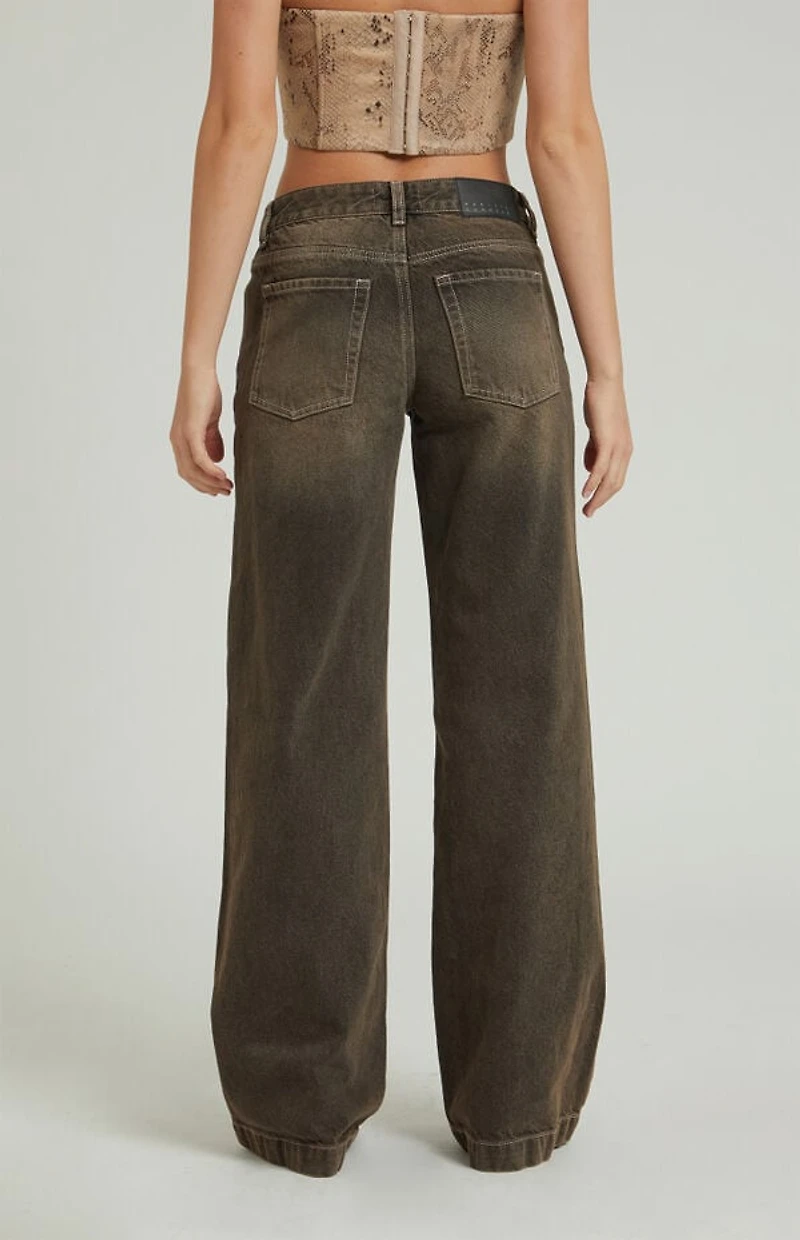 Pacsun Casey Brown Low Rise Baggy Jeans
