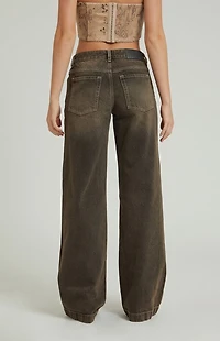 Pacsun Casey Brown Low Rise Baggy Jeans