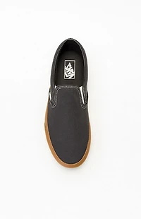 Vans Faded Black Gum Sole Classic Slip-On Shoes