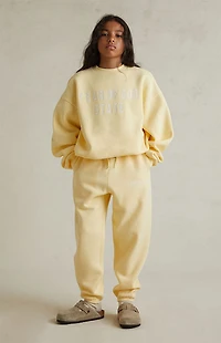 Fear of God ESSENTIALS Kids Garden Yellow Classic Fleece Sweatpants