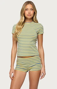 Edikted Isara Striped T-Shirt