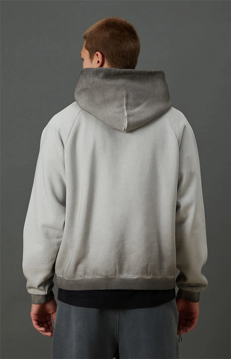 A.R.C. Active Gray Heavyweight Raglan Oversized Fleece Hoodie
