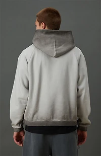 A.R.C. Active Gray Heavyweight Raglan Oversized Fleece Hoodie