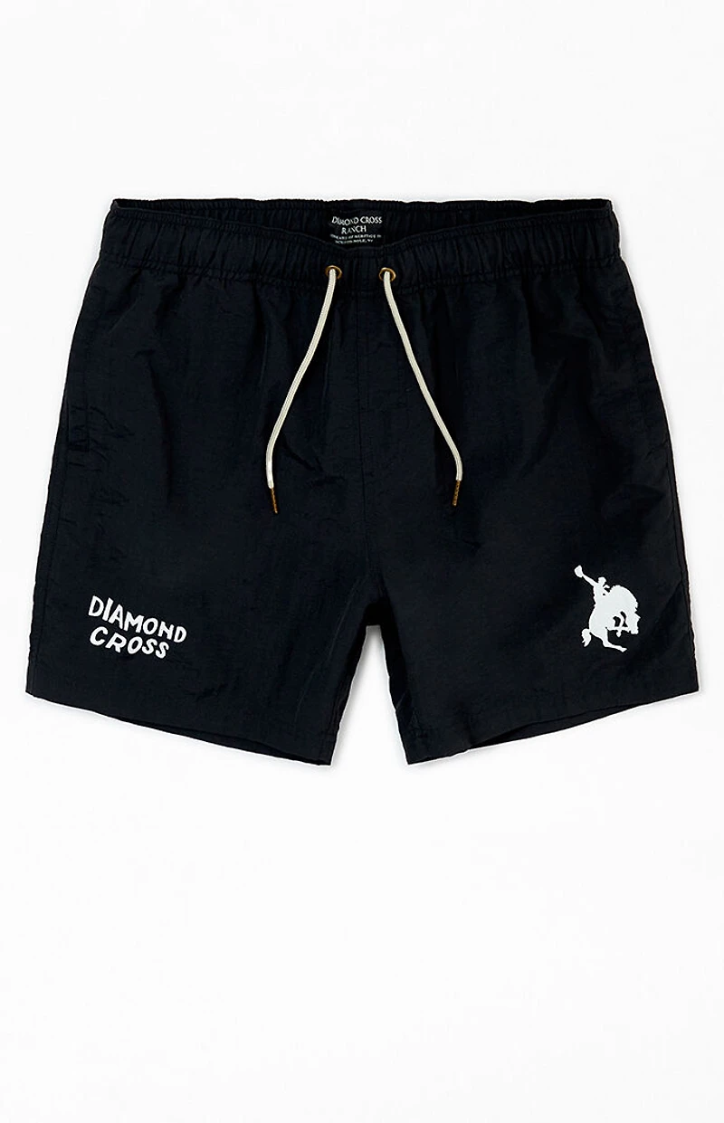 Diamond Cross Ranch Bunk 6" Swim Trunks