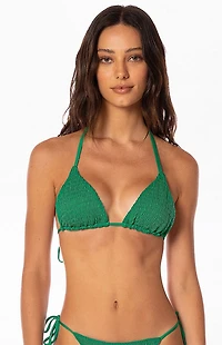 Maaji Balmy Scrunch Reversible Triangle Bikini Top