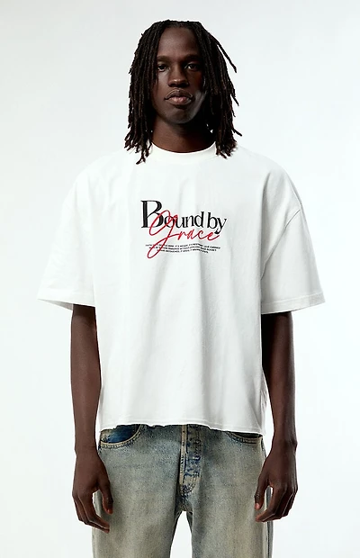 Pacsun Bound By Grace Cropped Boxy T-Shirt