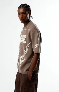 Pacsun 13 ESC Polo Sweater Shirt
