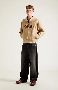 Pacsun Mason Baggy Barrel Jeans Dart Black