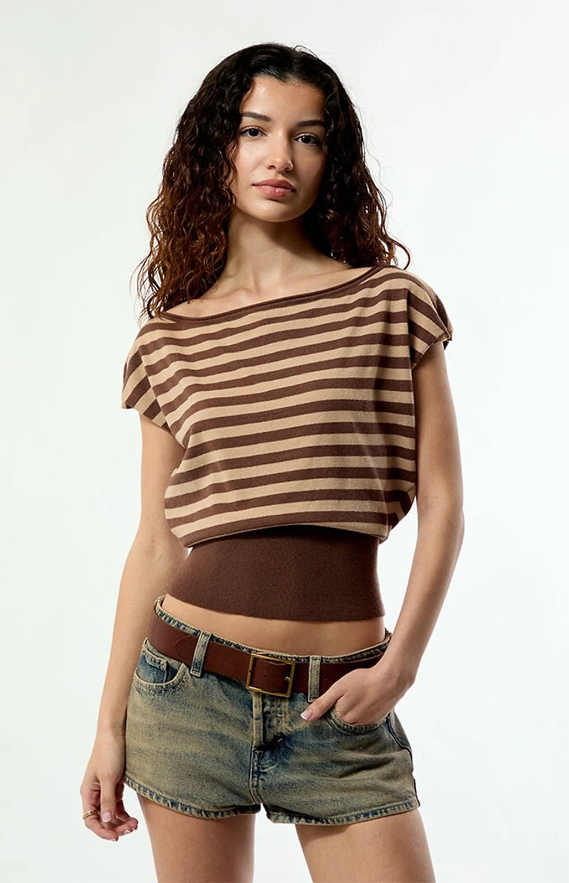 Your Favorite Eva Short Sleeve Sweater T-Shirt