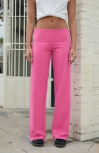 John Galt Pink Priscilla Flare Pants