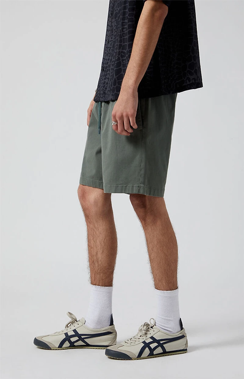 Pacsun Green Volley Shorts