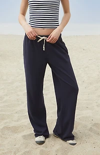 John Galt Navy Anastasia Baggy Sweatpants