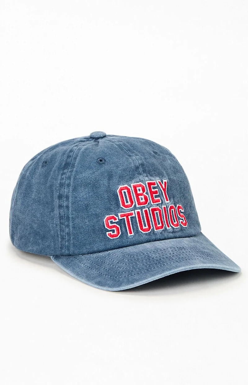 Obey Pigment Studios 6 Panel Strapback Hat