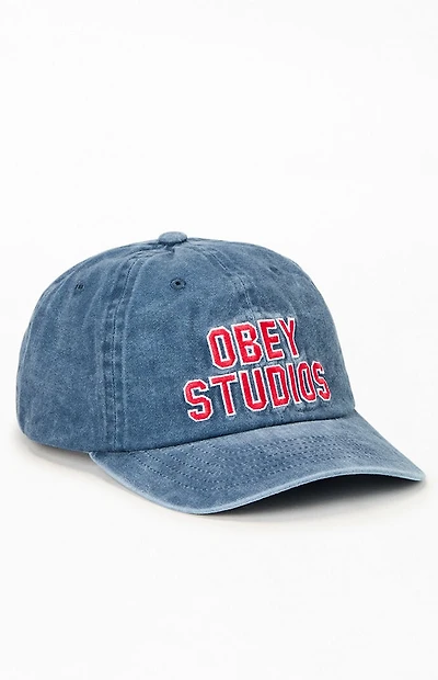Obey Pigment Studios 6 Panel Strapback Hat