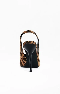 AZALEA WANG Women's Doreen Tiger Stiletto Pumps