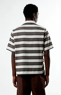 Pacsun Striped Texture Oversized Resort Camp Shirt
