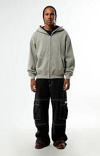 Pacsun Vintage Washed Full Zip Hoodie