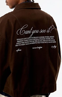 Pacsun California See Seam Zip Up Jacket