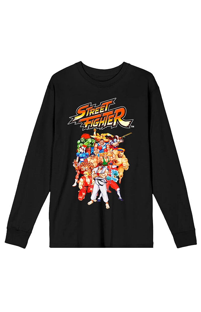 Street Fighter Character Long Sleeve T-Shirt