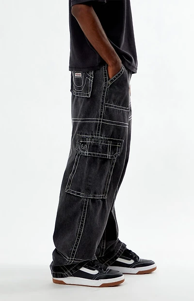 True Religion Naturaline Cargo Baggy Jeans