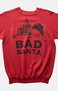 PS VINTAGE '80s I'm a Bad Santa Crew Neck Sweatshirt