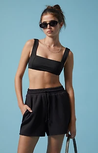 PAC 1980 WHISPER Black Bandage Sports Bra