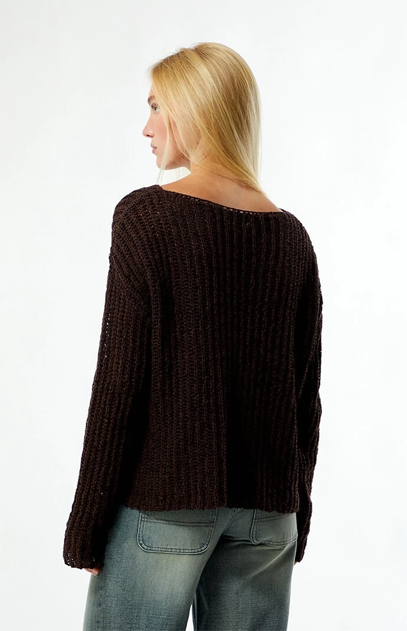 Your Favorite Chunky Open Knit Sweater