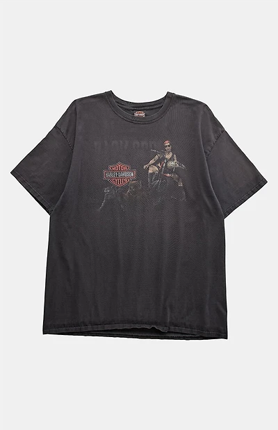 PS VINTAGE Charcoal 2000s Harley Davidson Graphic T-Shirt