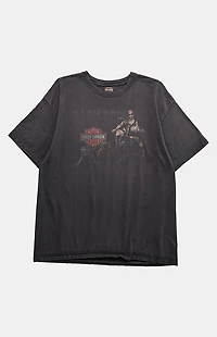PS VINTAGE Charcoal 2000s Harley Davidson Graphic T-Shirt