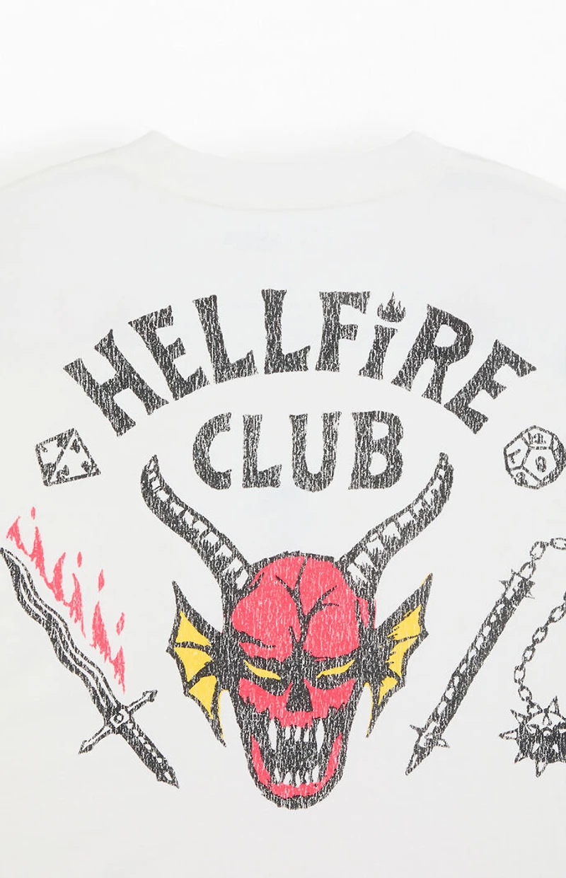 Netflix x Stranger Things Hellfire Club Cropped T-Shirt