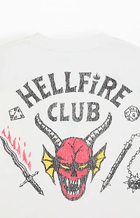 Netflix x Stranger Things Hellfire Club Cropped T-Shirt