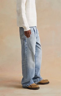 RARE DNM EDIT Light Indigo Trouser Extreme Baggy Jeans