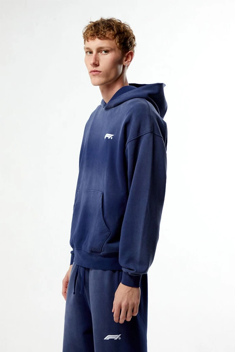 Formula 1 x Pacsun Las Vegas Washed Blue Logo Hoodie