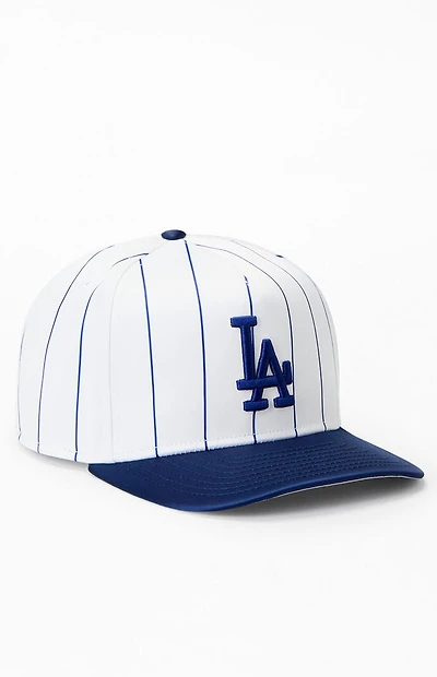 New Era LA Dodgers 9FIFTY Satin Pinstripe Snapback Hat