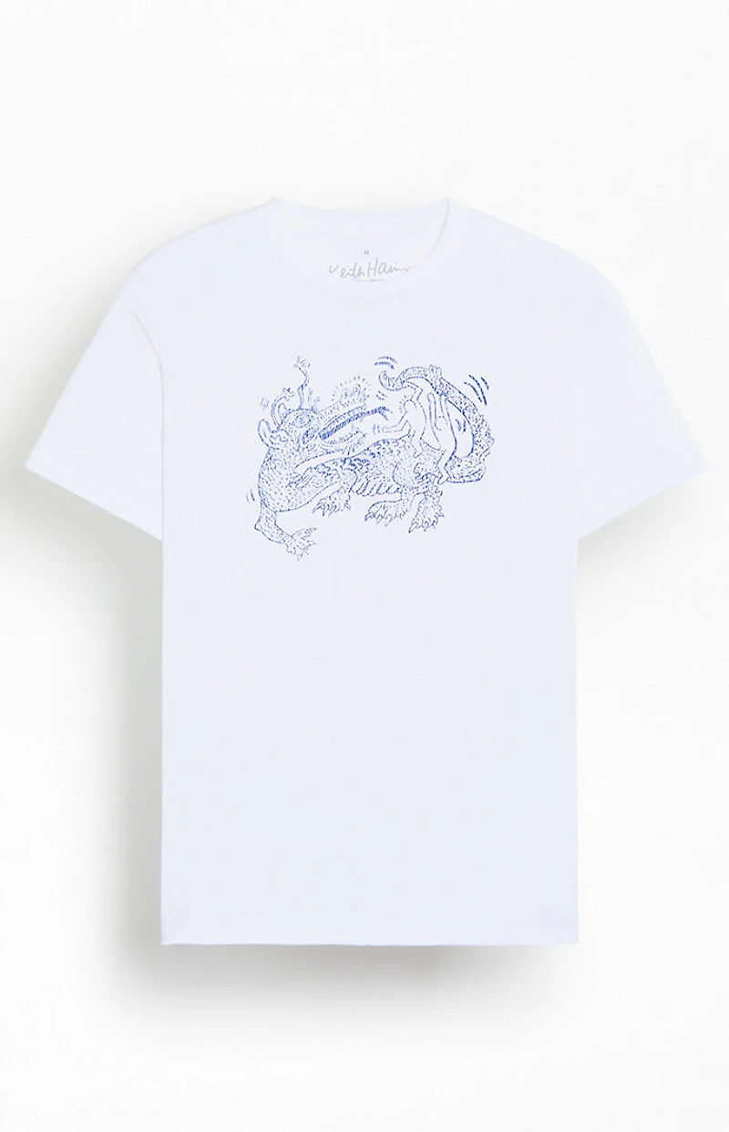 Keith Haring Dragon and Man T-Shirt