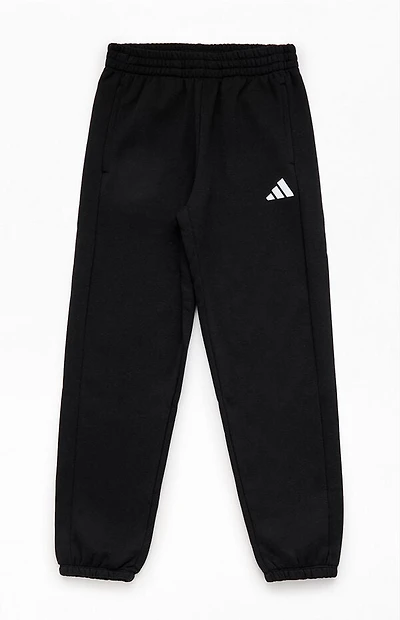 adidas Kids Black Minimal Logo Jogger Sweatpants
