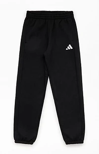 adidas Kids Black Minimal Logo Jogger Sweatpants