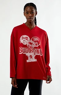 Budweiser Bud Bowl Oversized Long Sleeve Jersey