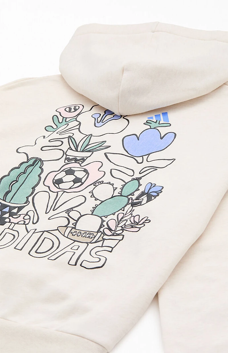 adidas Kids Oatmeal Puff Graphics Hoodie