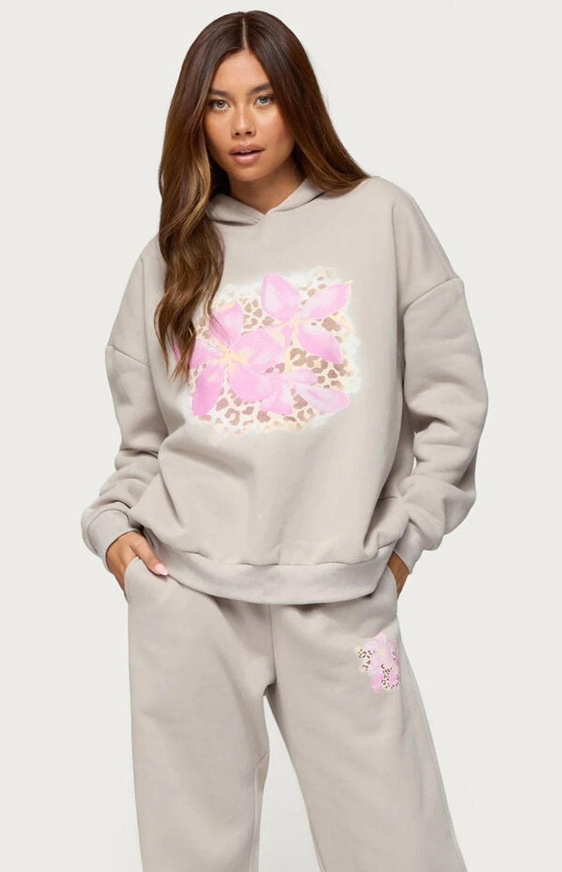 Edikted Wild Petal Hoodie