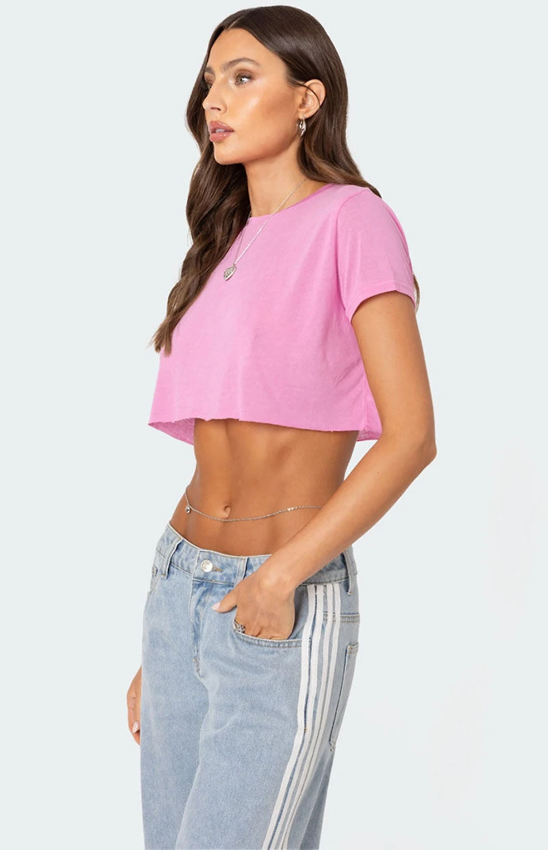 Edikted Seville Cropped T-Shirt