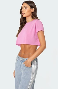 Edikted Seville Cropped T-Shirt