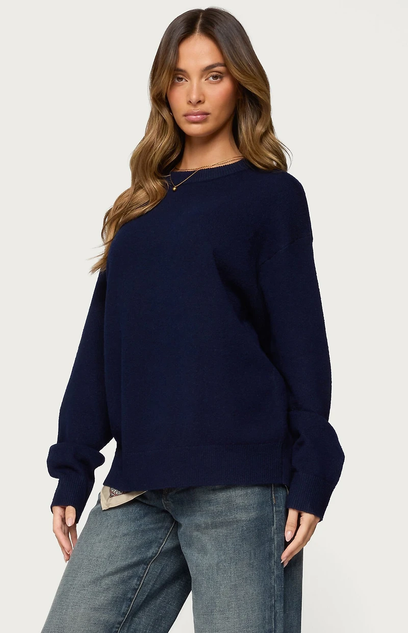 Edikted Ximenia Cutout Back Sweater