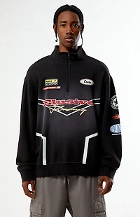 Pacsun Elusive Racing Quarter Zip Sweatshirt