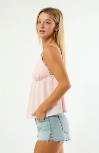 Your Favorite Emma Trim Babydoll Top