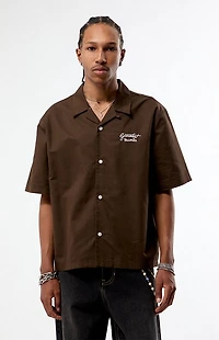 Pacsun Groove Records Chainstitch Camp Shirt