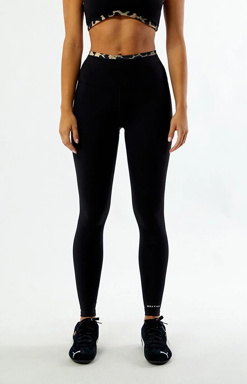 PE NATION Active Animal Print Vita Full Length Leggings